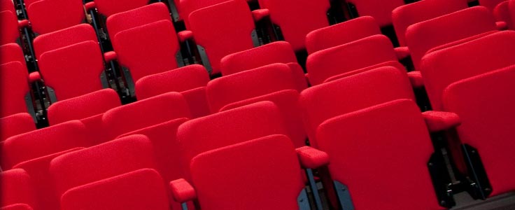 photo of the theatre empty